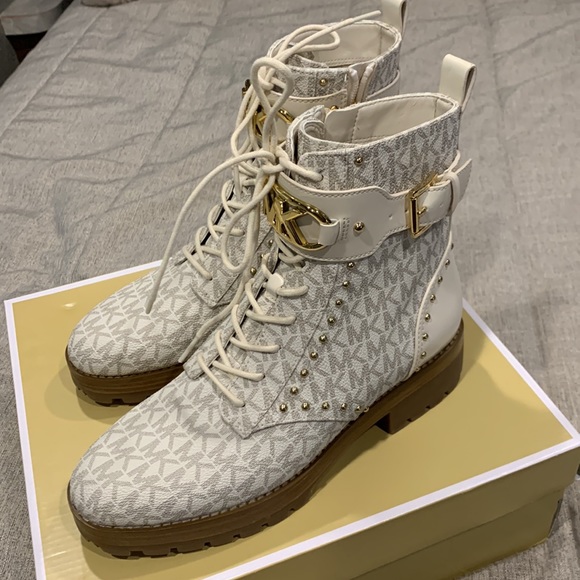 MICHAEL Michael Kors Shoes - Michael Kors Kincaid Lace Up Combat Boot